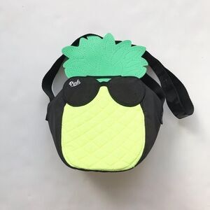 PINK Victoria Secret neon pineapple lunch bag